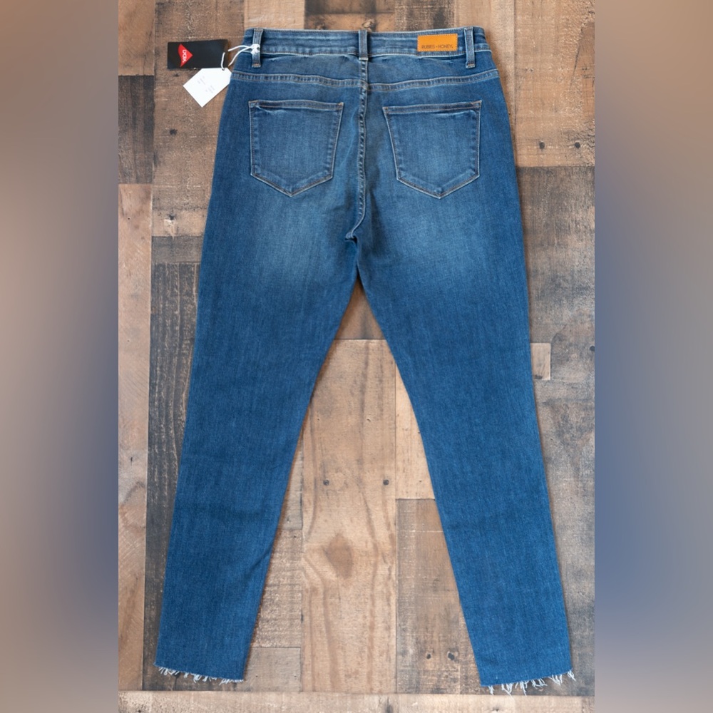 🆕 Lycra Stretch Dark Wash Skinny Jeans - Size 10/30 - Picture 5 of 16